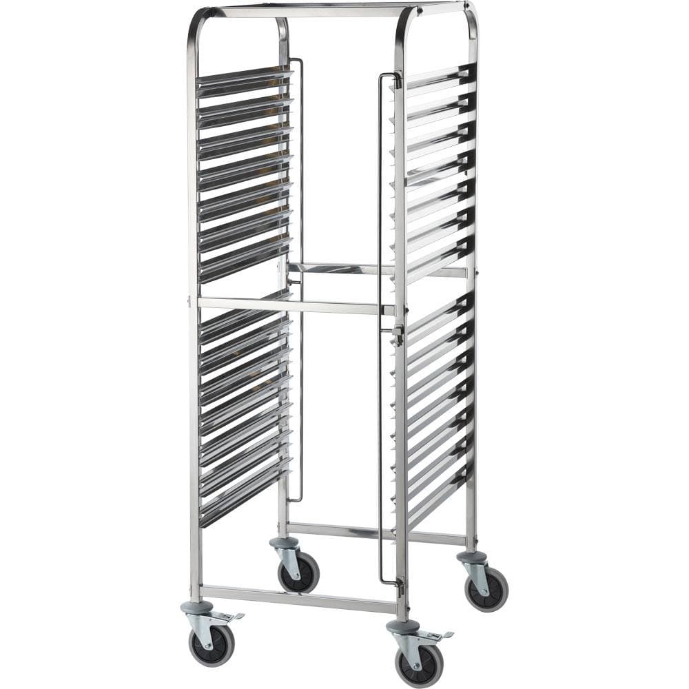 Wózek transportowy ze stali nierdzewnej 14xGN 2/1