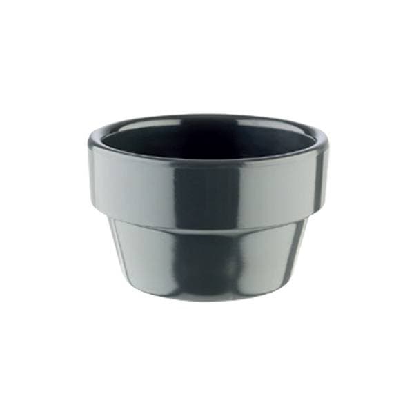 FLOWER POT naczynie 6x3.5cm 40ml czarny melamina