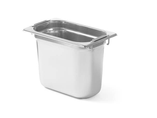 POJEMNIK GN 1/4 Z CHOWANYMI UCHWYTAMI – 265x162 mm 