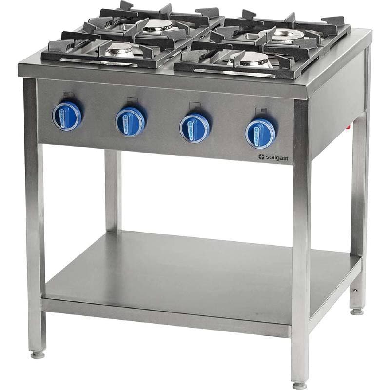 Kuchnia gazowa wolnostojąca 900 - 4 palnikowa z półką 24,5kW - G20 (GZ50)