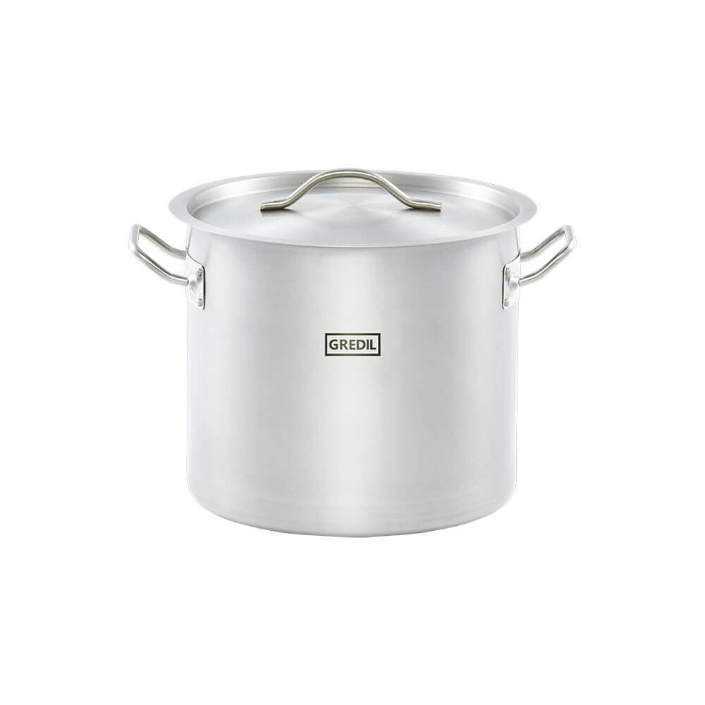 Garnek wysoki d 320 mm 20,9 l z pokrywką