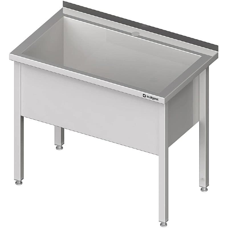 Stół z basenem 1-komorowym spawany 600x700x850 mm h 400 mm