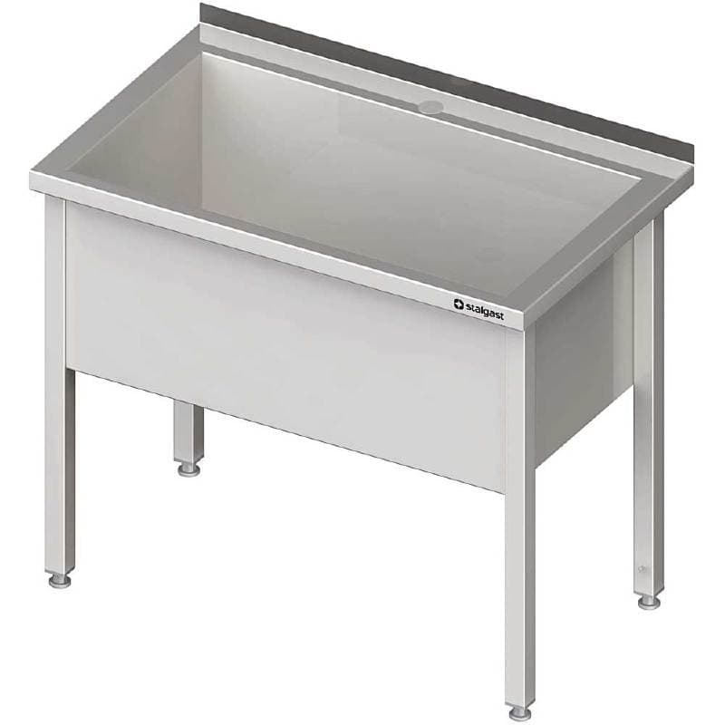 Stół z basenem 1-komorowym spawany 900x700x850 mm h 400 mm