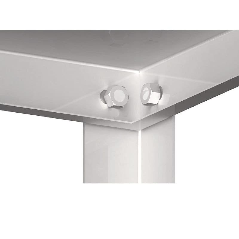 Regał magazynowy,półki pełne 1200x500x1800 skręcany
