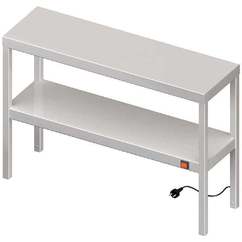 Nadstawka grzewcza na stół podwójna  1400x400x700 mm