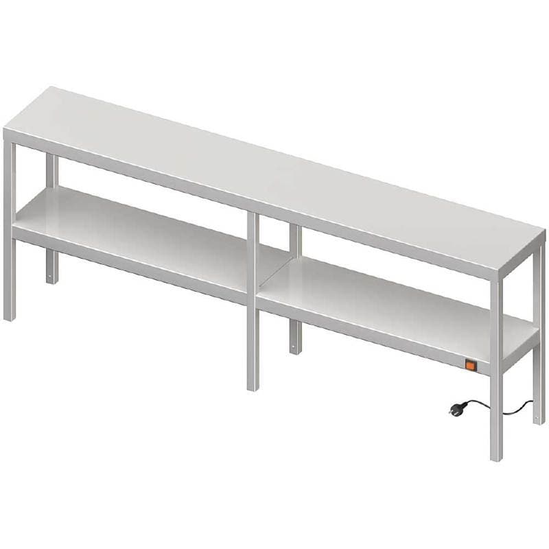 Nadstawka grzewcza na stół podwójna  1800x400x700 mm