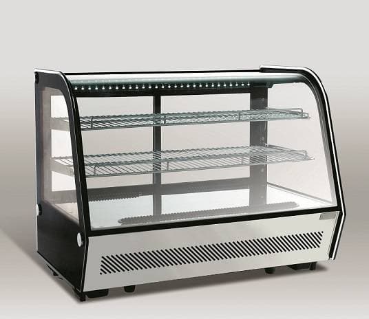 Witryna chłodnicza | cukiernicza | nablatowa  RTW160 | LED | 160l