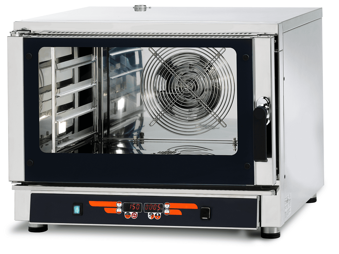 Piec konwekcyjno-parowy FED04 | 4xGN1/1 | 4x600x400 | sonda | 9 programów | 5,45kW