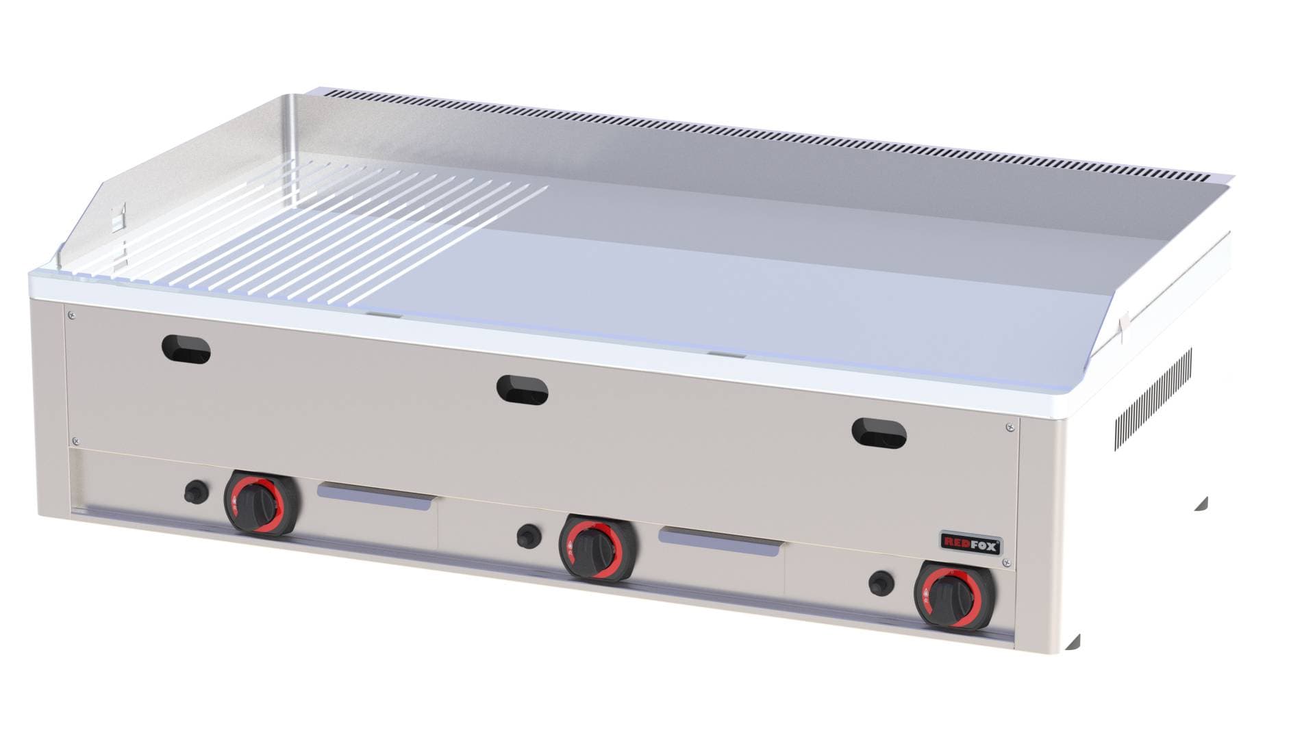 Płyta grillowa chromowana gazowa Redfox FTHRC - 90 G