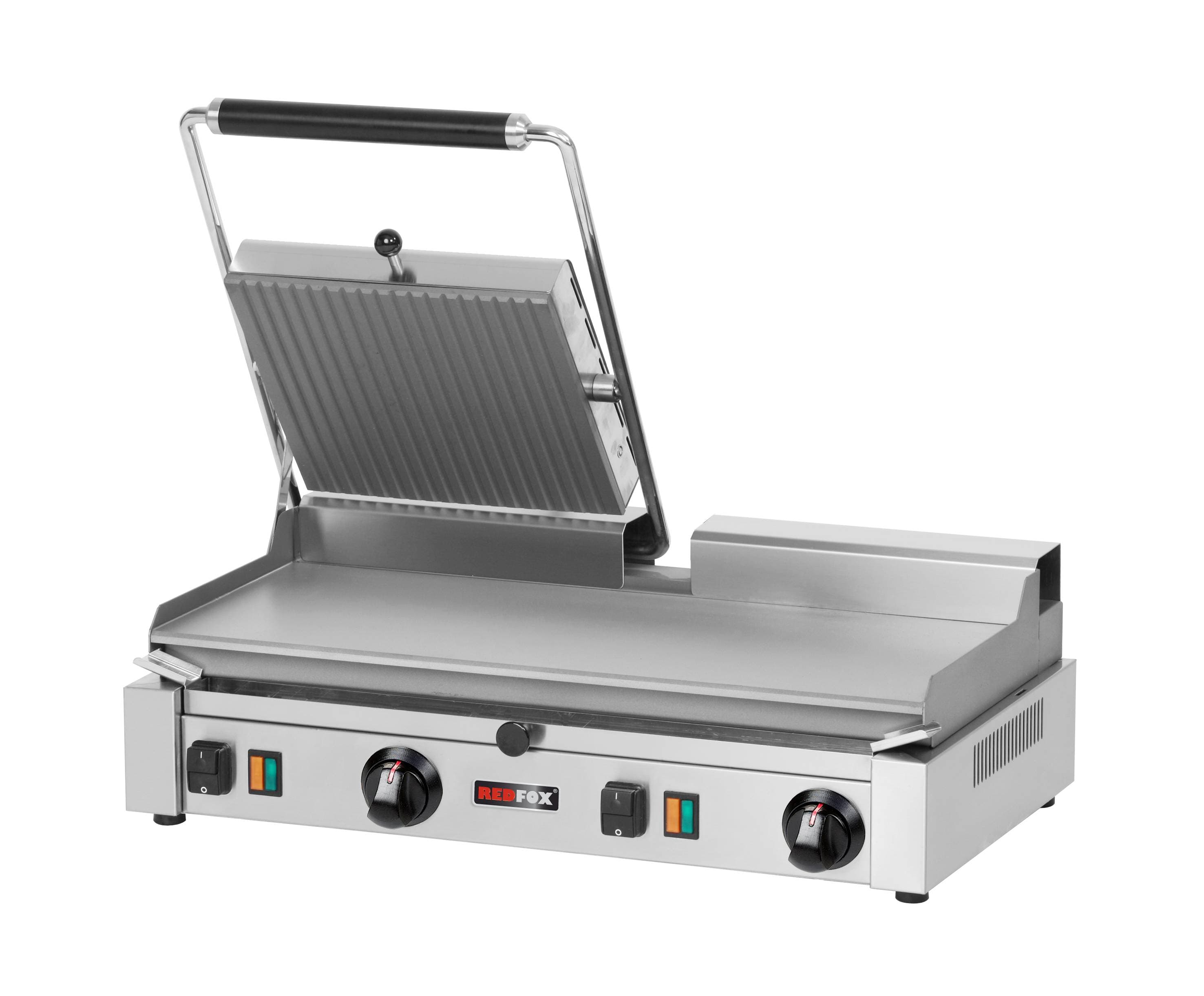 Grill kontaktowy podwójny gładki Redfox PD - 2020 LSP