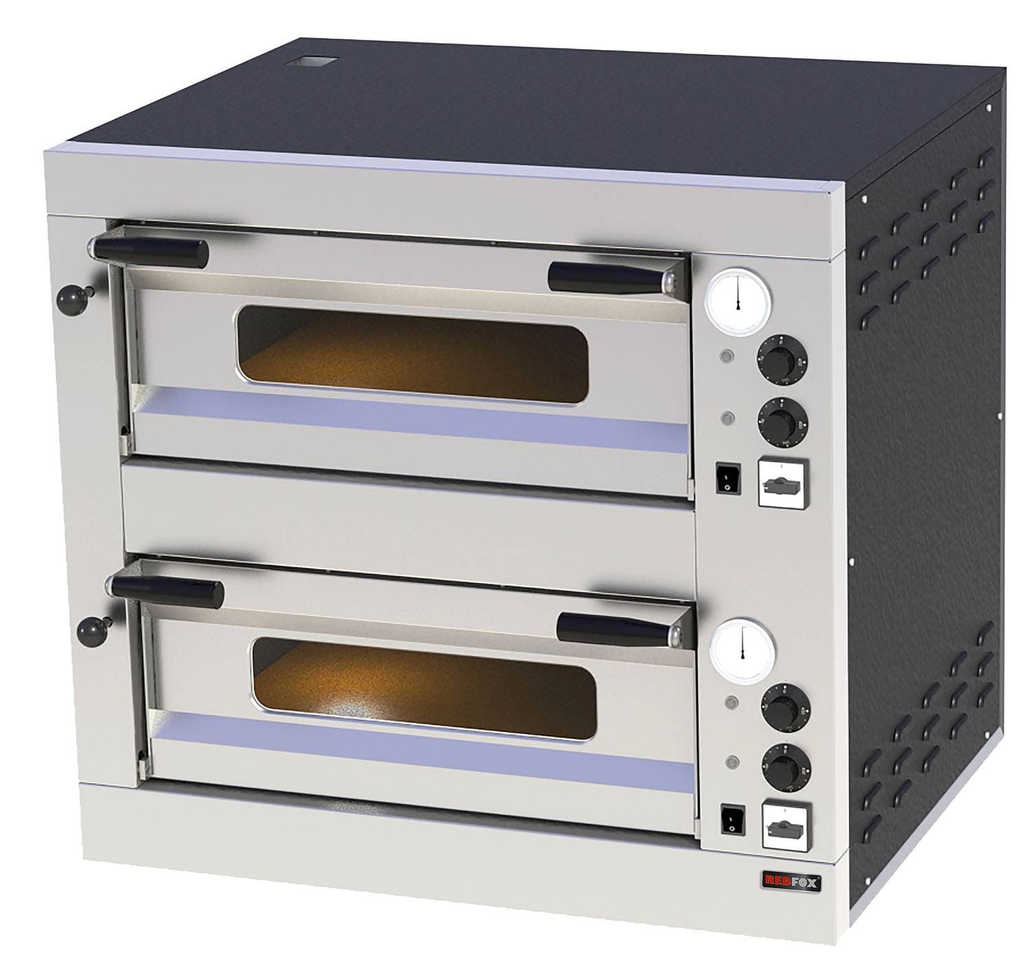 Piec do pizzy 2-poziomowy Redfox E 8/50