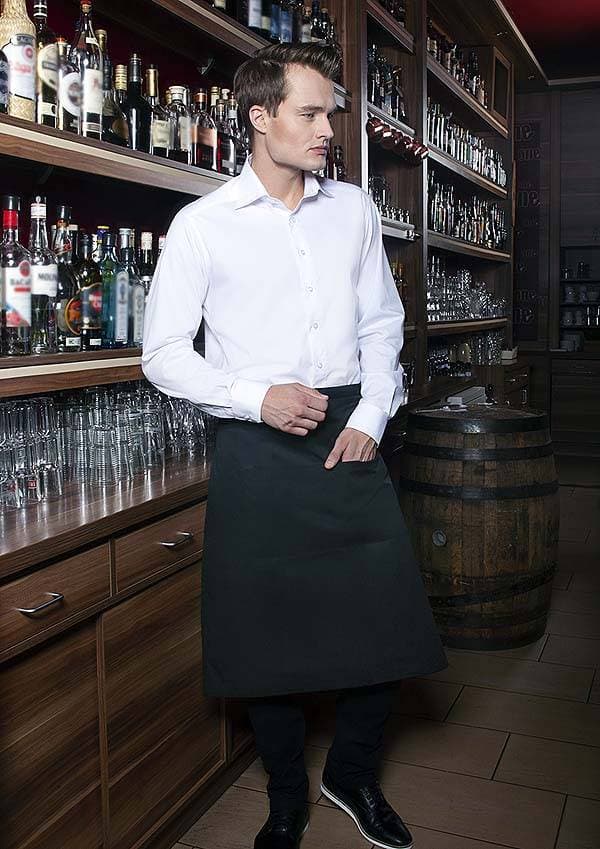 Zapaska bistro Basic z kieszenią 70 x 70 cm BBSS 3 kolor czarny szt.