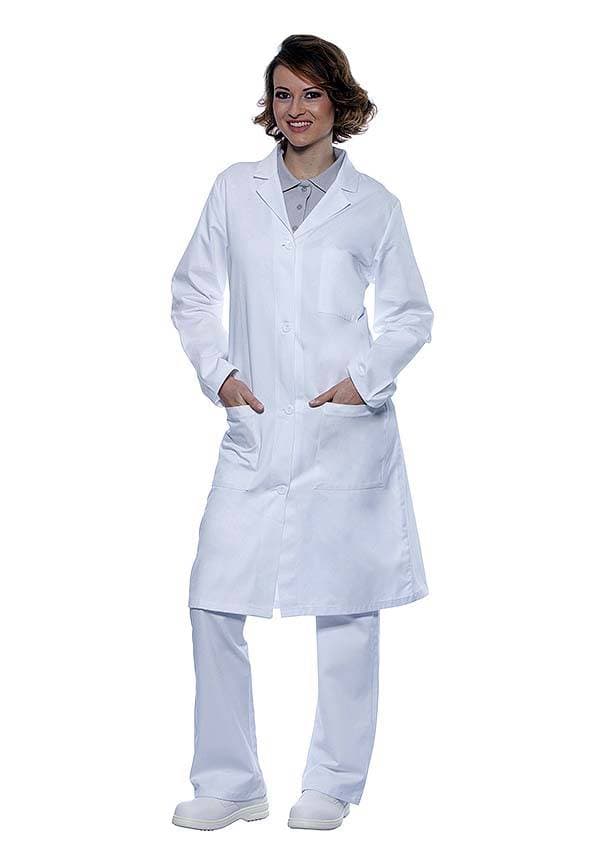 Damski kitel roboczy Basic BMF 3 kolor biały rozmiar 2XL