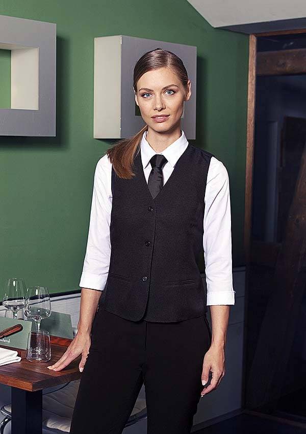 Damska kamizelka Basic BWF 1 kolor czarny rozmiar 2XL