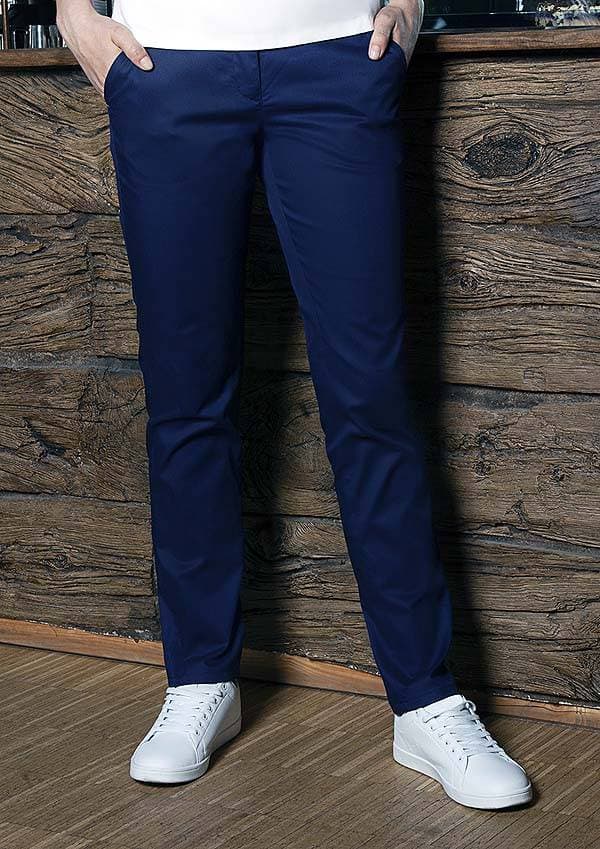 Damskie spodnie Modern-Stretch HF 8 kolor granatowy rozmiar 48