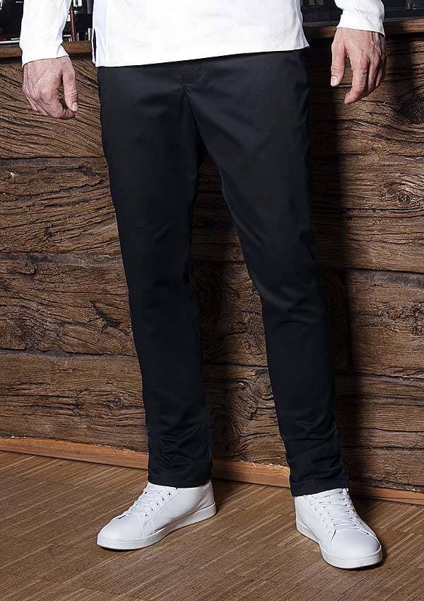 Męskie spodnie Modern-Stretch HM 10 kolor czarny rozmiar 48