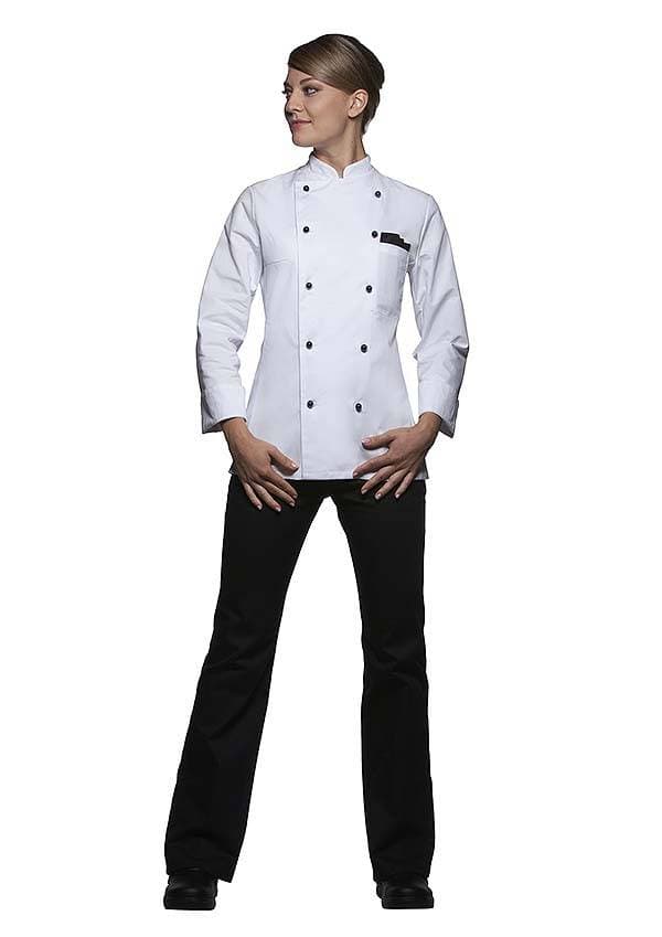 Damska kucharska bluza Agathe JF 1 kolor biały rozmiar 34
