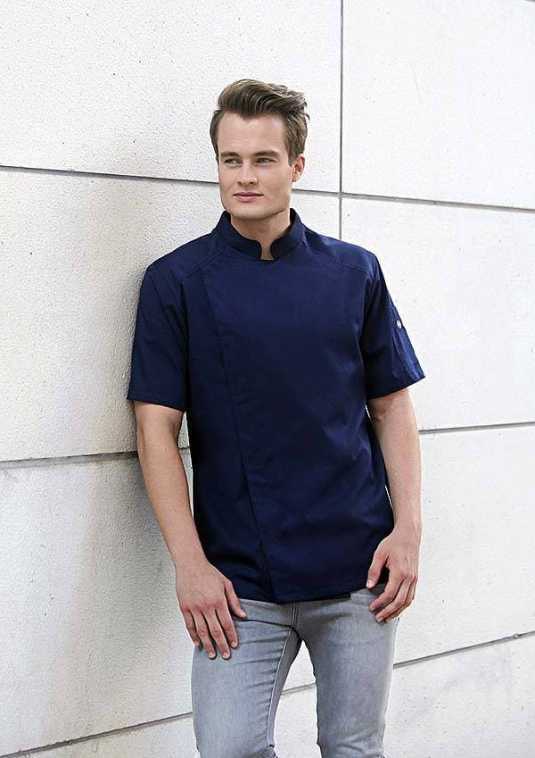 Męska kucharska bluza Modern-Look JM 29 kolor granatowy rozmiar 46