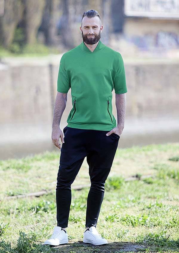 Koszulka T-Shirt Green Generation (plastik z recyklingu) TM 7 kolor zieleń nefrytowa rozmiar L