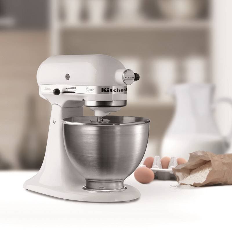 KitchenAid 5K45SSEWH, biały, 4,28L
