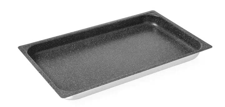 Pojemnik aluminiowy GN 1/1 40 z powłoką nieprzywierającą